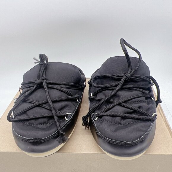 MOON BOOT Full Moon Icon Nylon Mule Black EU 41/ 42 Womens US 9.5/ 10 - Picture 5 of 12